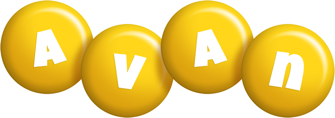Avan candy-yellow logo