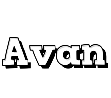 Avan snowing logo