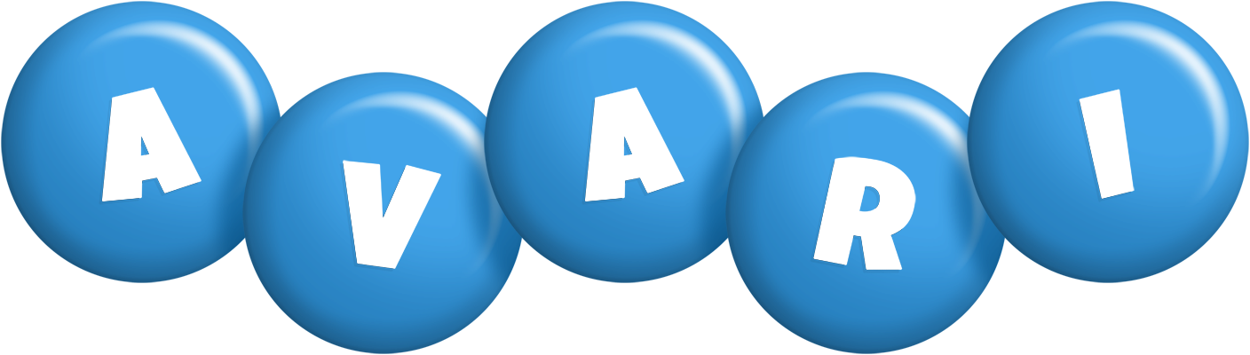 Avari candy-blue logo