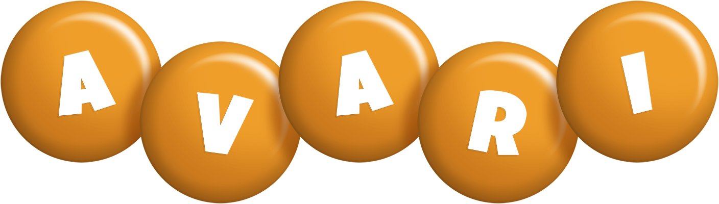 Avari candy-orange logo