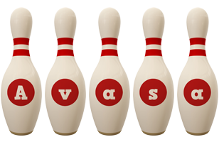 Avasa bowling-pin logo