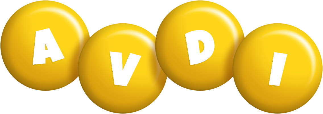 Avdi candy-yellow logo