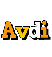 Avdi cartoon logo