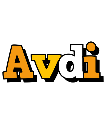 Avdi cartoon logo