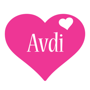 Avdi love-heart logo