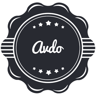 Avdo badge logo