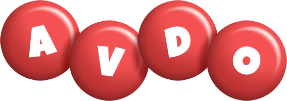 Avdo candy-red logo