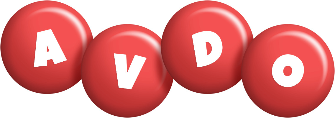 Avdo candy-red logo