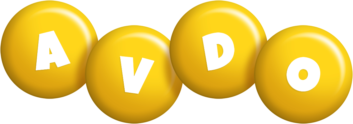 Avdo candy-yellow logo