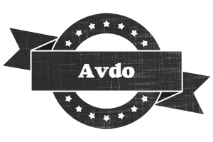 Avdo grunge logo