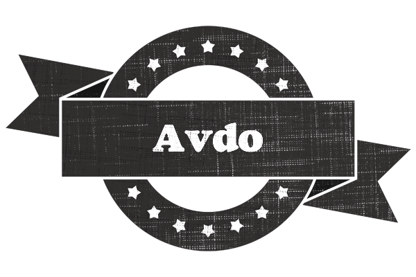 Avdo grunge logo