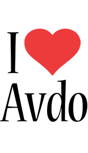 Avdo i-love logo