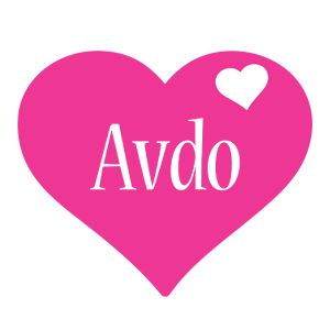Avdo love-heart logo