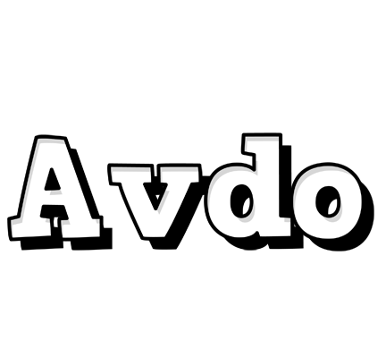 Avdo snowing logo