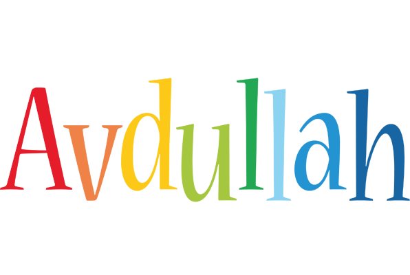 Avdullah birthday logo