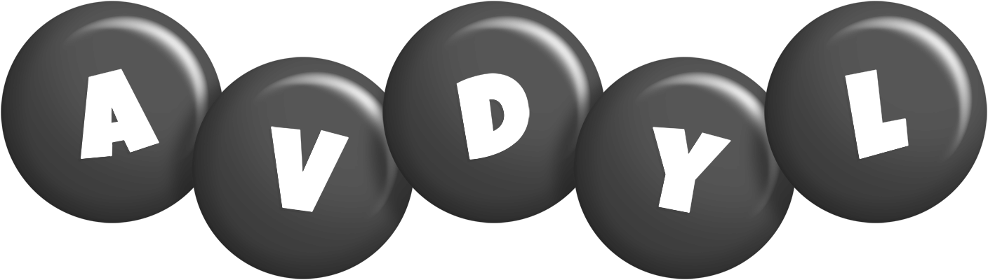 Avdyl candy-black logo