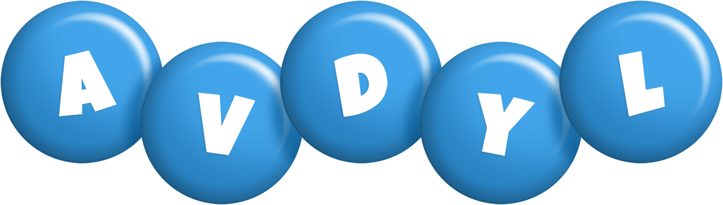 Avdyl candy-blue logo
