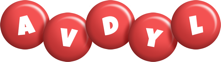Avdyl candy-red logo