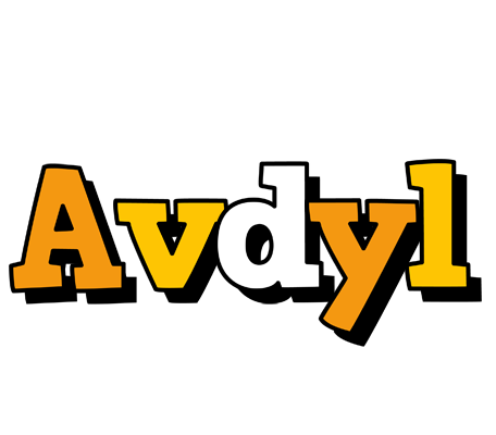 Avdyl cartoon logo