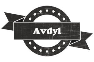 Avdyl grunge logo