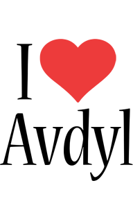 Avdyl i-love logo