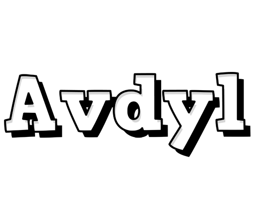 Avdyl snowing logo