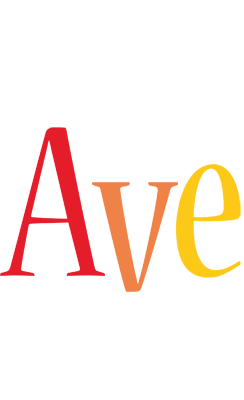 Ave birthday logo
