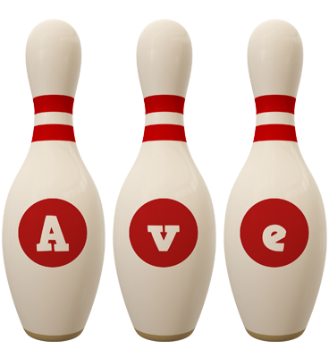 Ave bowling-pin logo