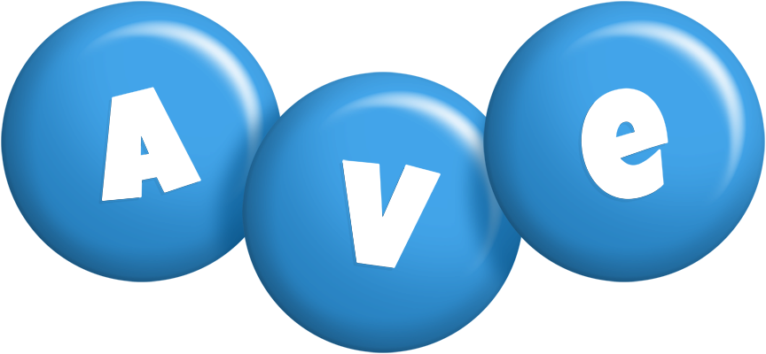 Ave candy-blue logo