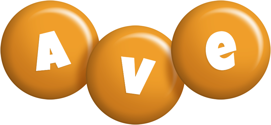 Ave candy-orange logo