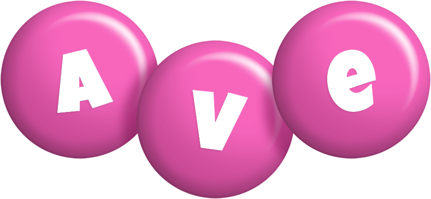 Ave candy-pink logo
