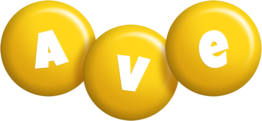 Ave candy-yellow logo