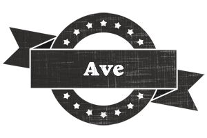 Ave grunge logo