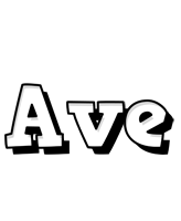 Ave snowing logo