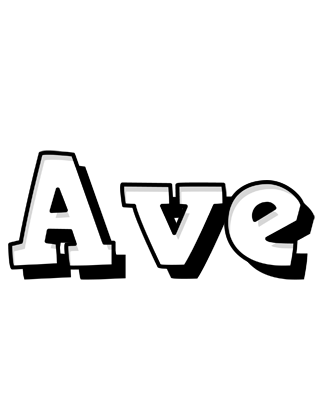 Ave snowing logo