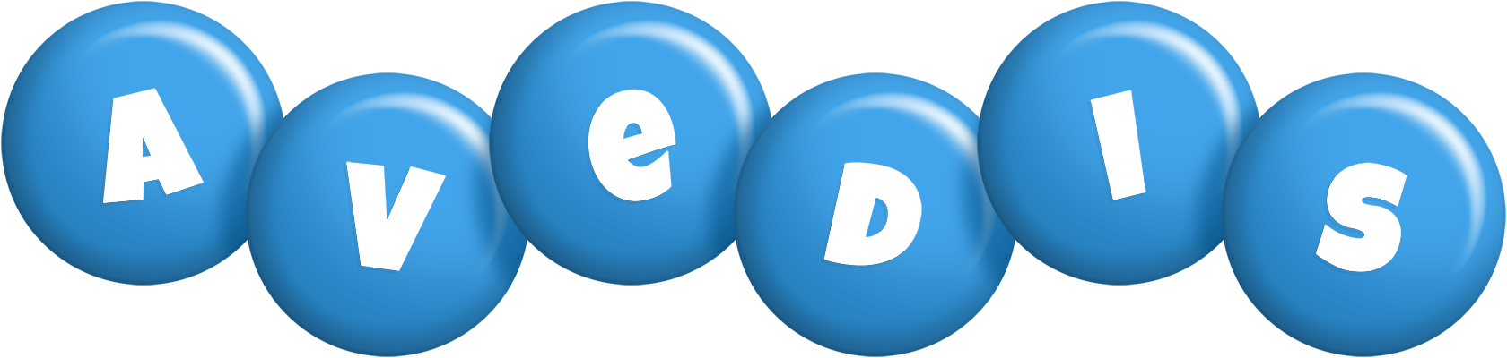 Avedis candy-blue logo