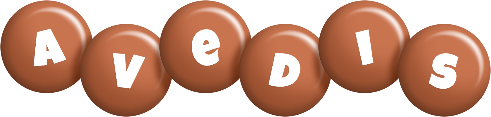 Avedis candy-brown logo