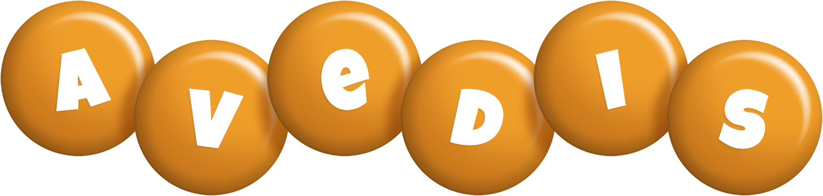 Avedis candy-orange logo