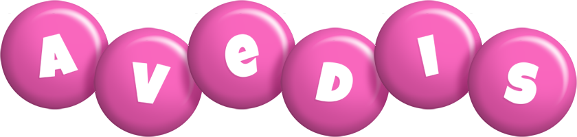 Avedis candy-pink logo