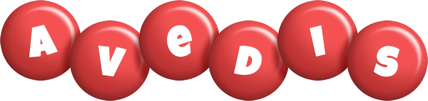 Avedis candy-red logo