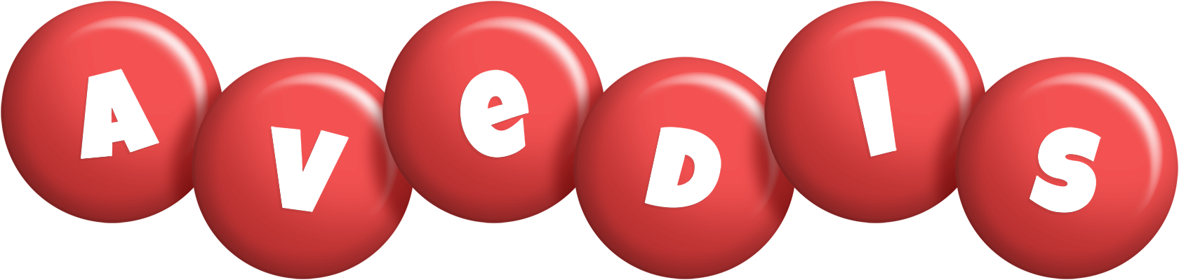Avedis candy-red logo