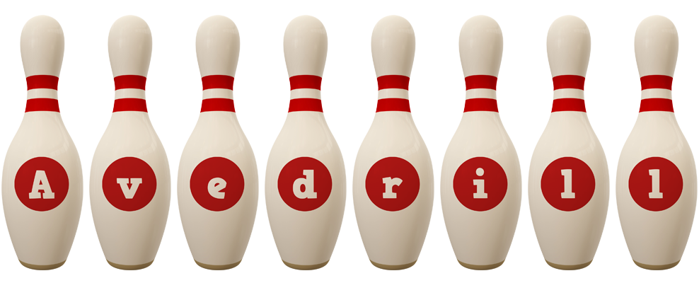 Avedrill bowling-pin logo