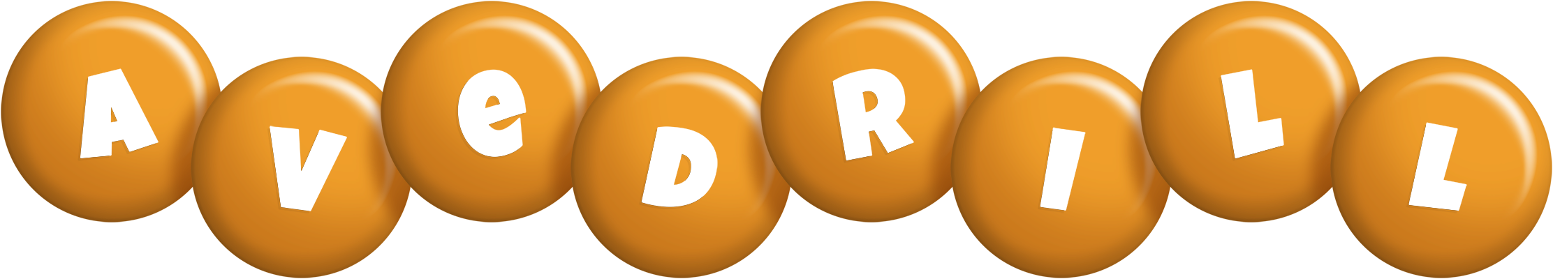 Avedrill candy-orange logo