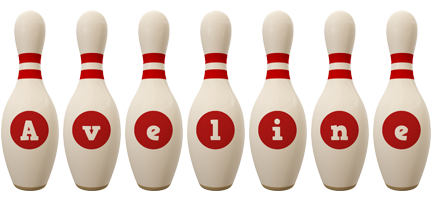 Aveline bowling-pin logo