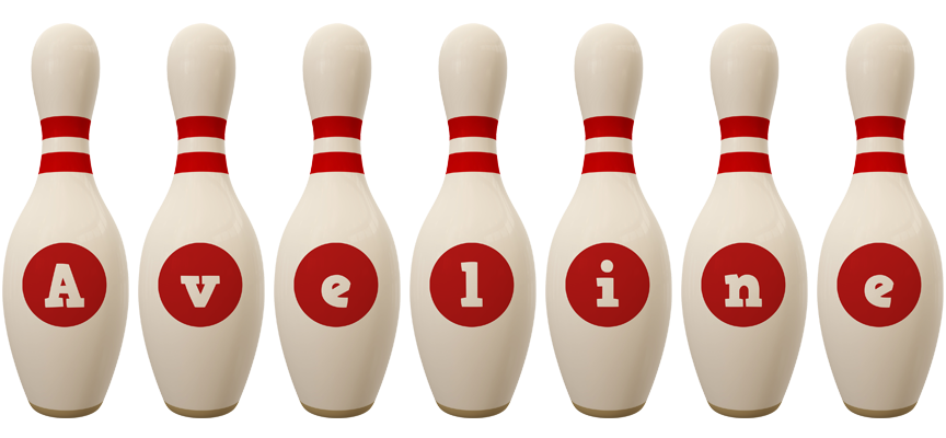 Aveline bowling-pin logo