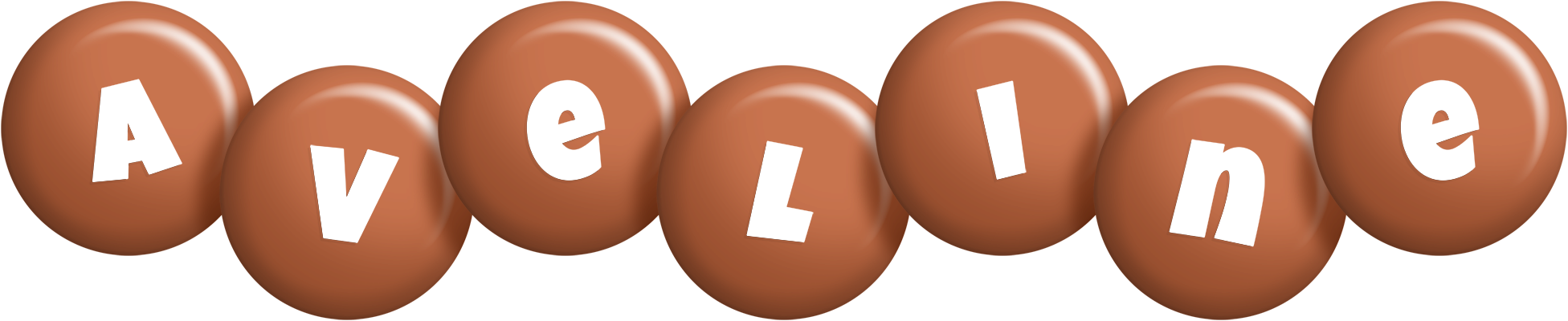 Aveline candy-brown logo