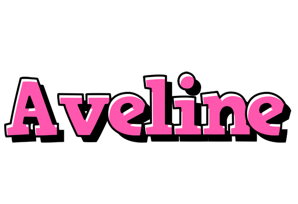 Aveline girlish logo