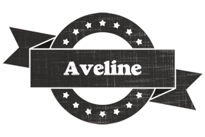 Aveline grunge logo