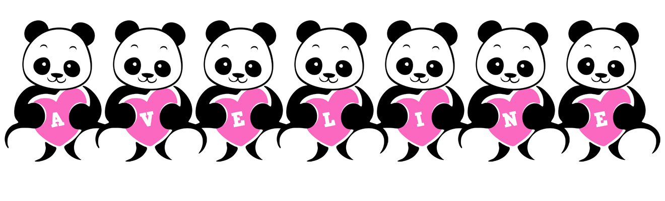 Aveline love-panda logo