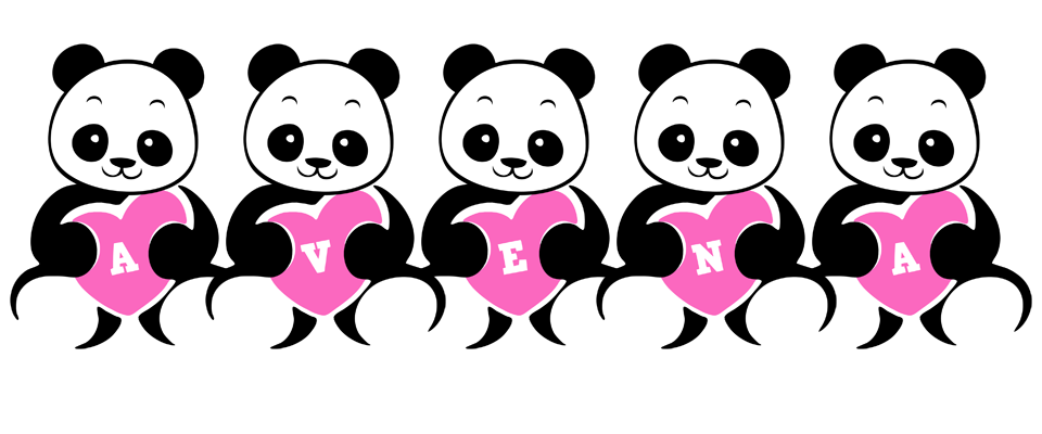 Avena love-panda logo